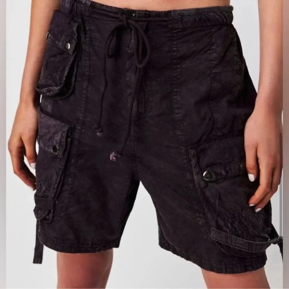 Free People Pants - Free People Moon Bay Parachute Shorts